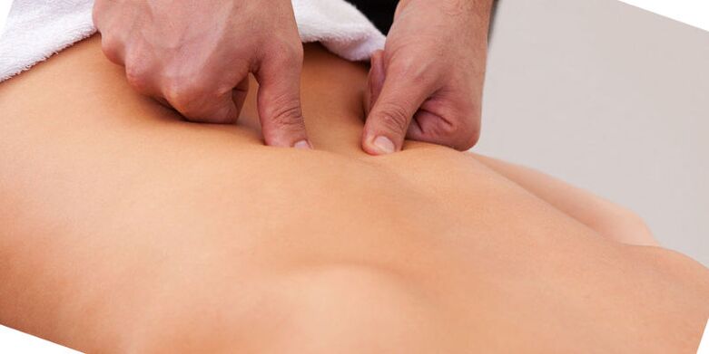 Massaggio contro il mal di schiena